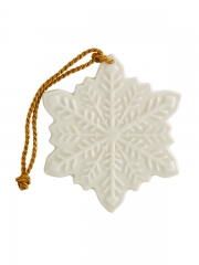 Новогодняя игрушка, белая, NATAL