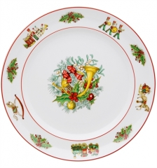 Блюдо круглое мелкое "CHRISTMAS MAGIC" 33 см