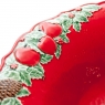 Салатник "РОЖДЕСТВЕНСКАЯ корона" 34 см, красный COROA NATAL