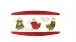 Блюдо  "ANJOS GOLD CHRISTMAS" 38х19см