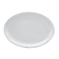 Блюдо овальне середнє 35x25см ATHENA PLATINA