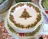 Тарелка столовая "Рождественский цветок" 27см, белая, NATAL