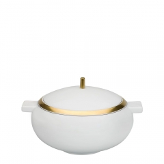 Супница с крышкой 3870мл " DOMO GOLD"